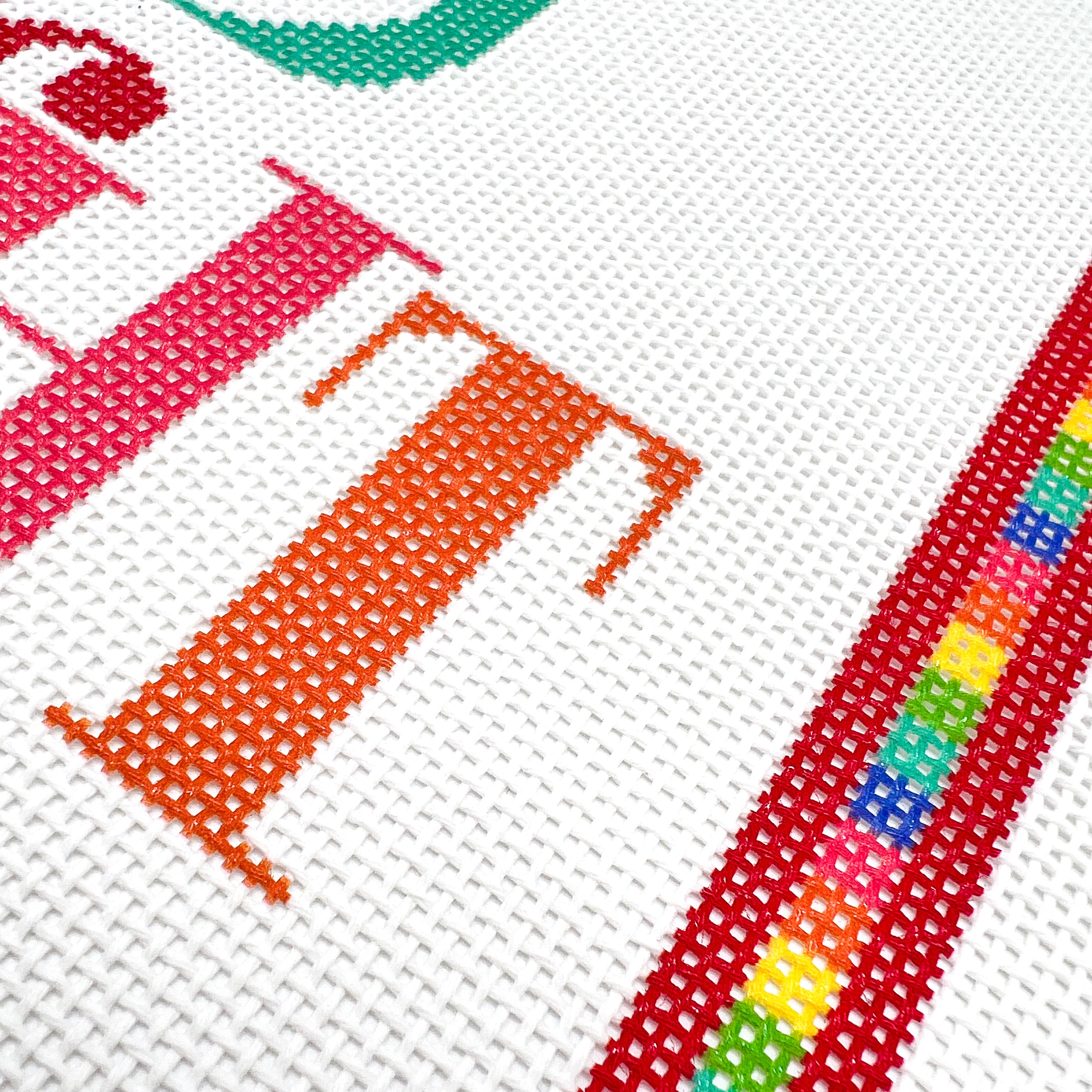 Merry and Bright Needlepoint Canvas & Kit