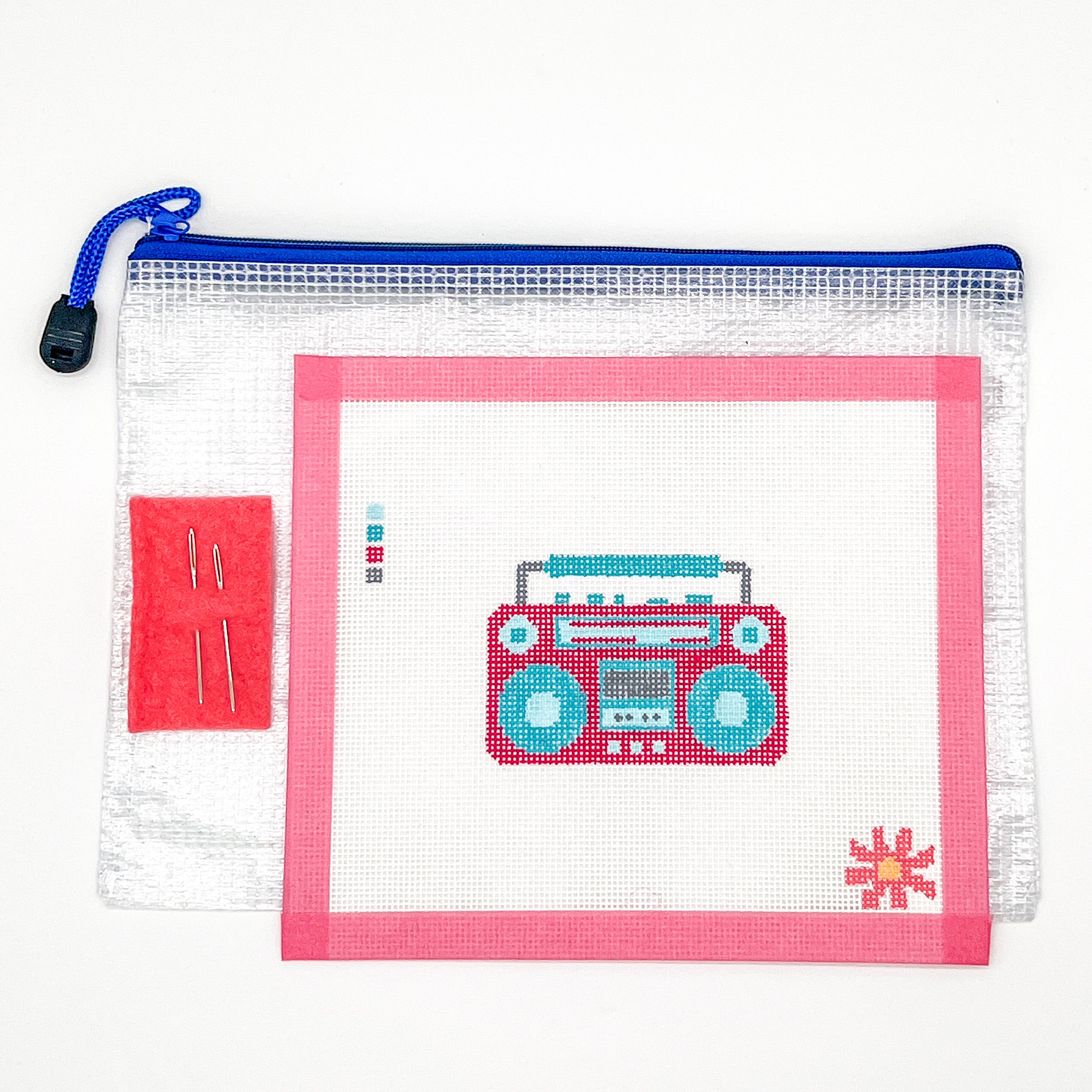 Boom Box Mini Needlepoint Canvas