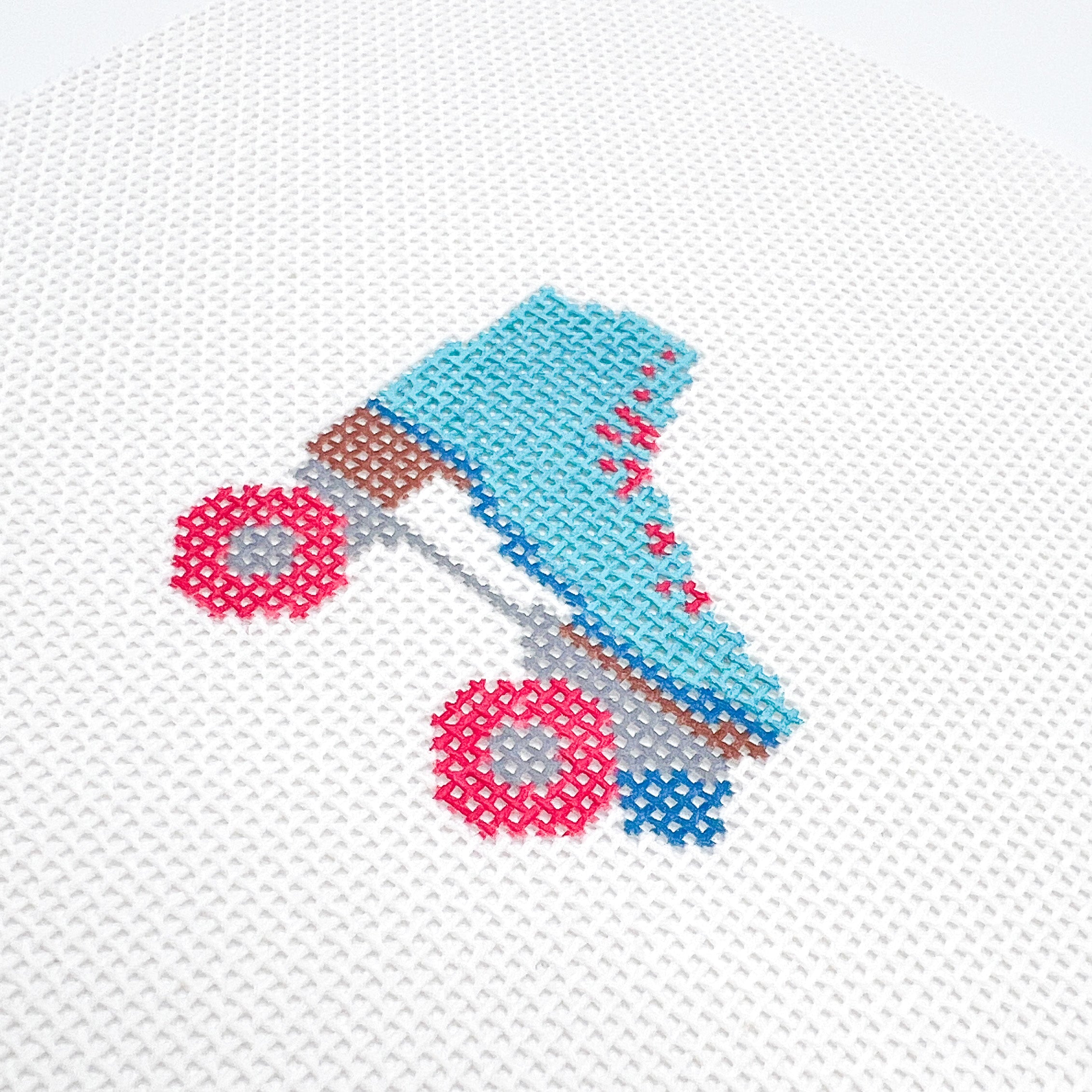 Roller Skate Needlepoint Canvas