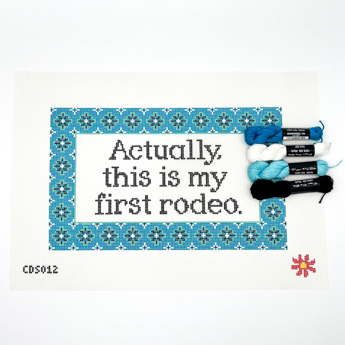 First Rodeo Needlepoint Canvas