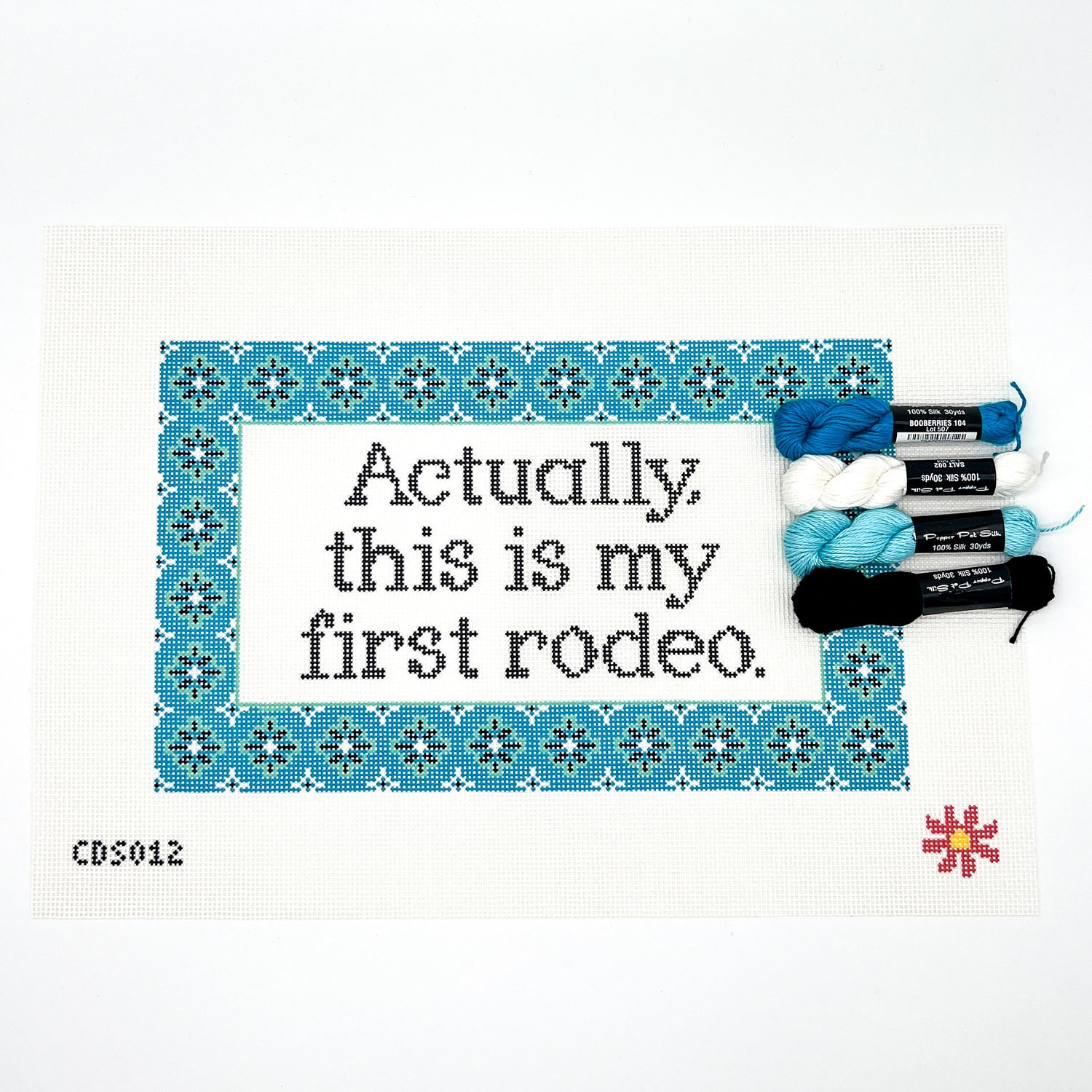 First Rodeo Needlepoint Canvas