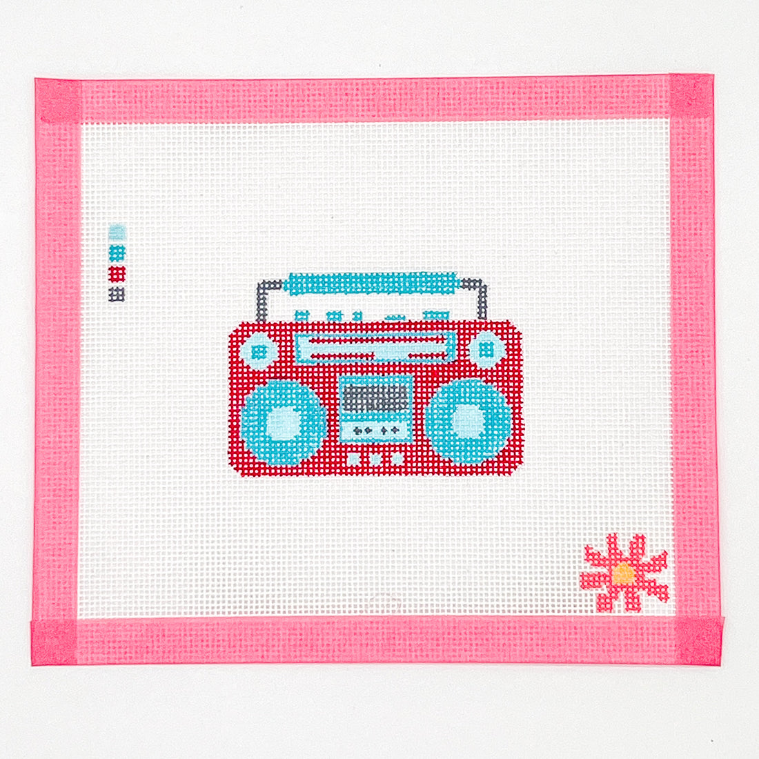 Boom Box Mini Needlepoint Canvas