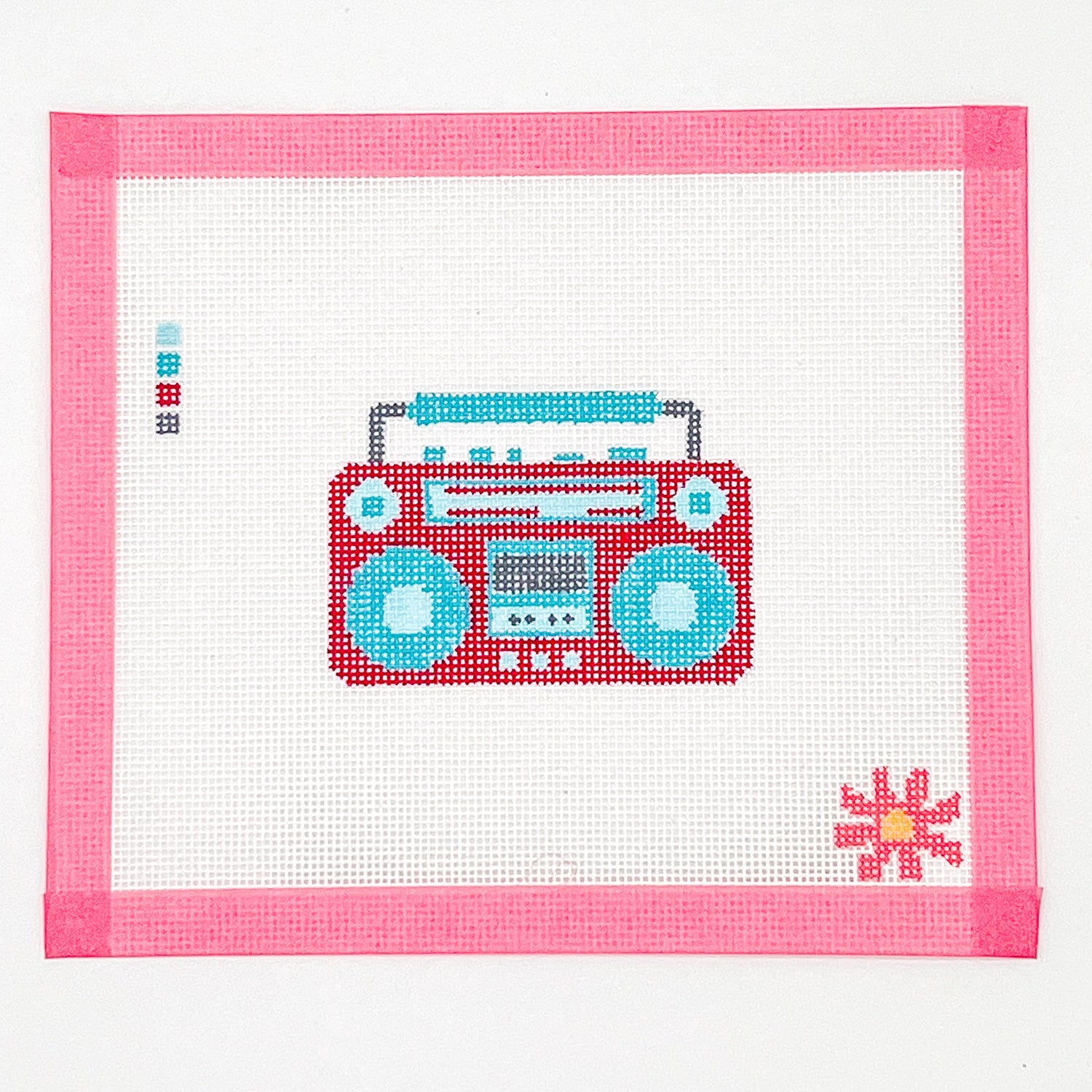 Boom Box Mini Needlepoint Canvas