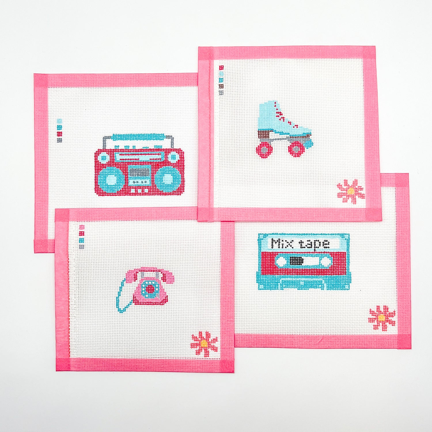Mix Tape Mini Needlepoint Canvas