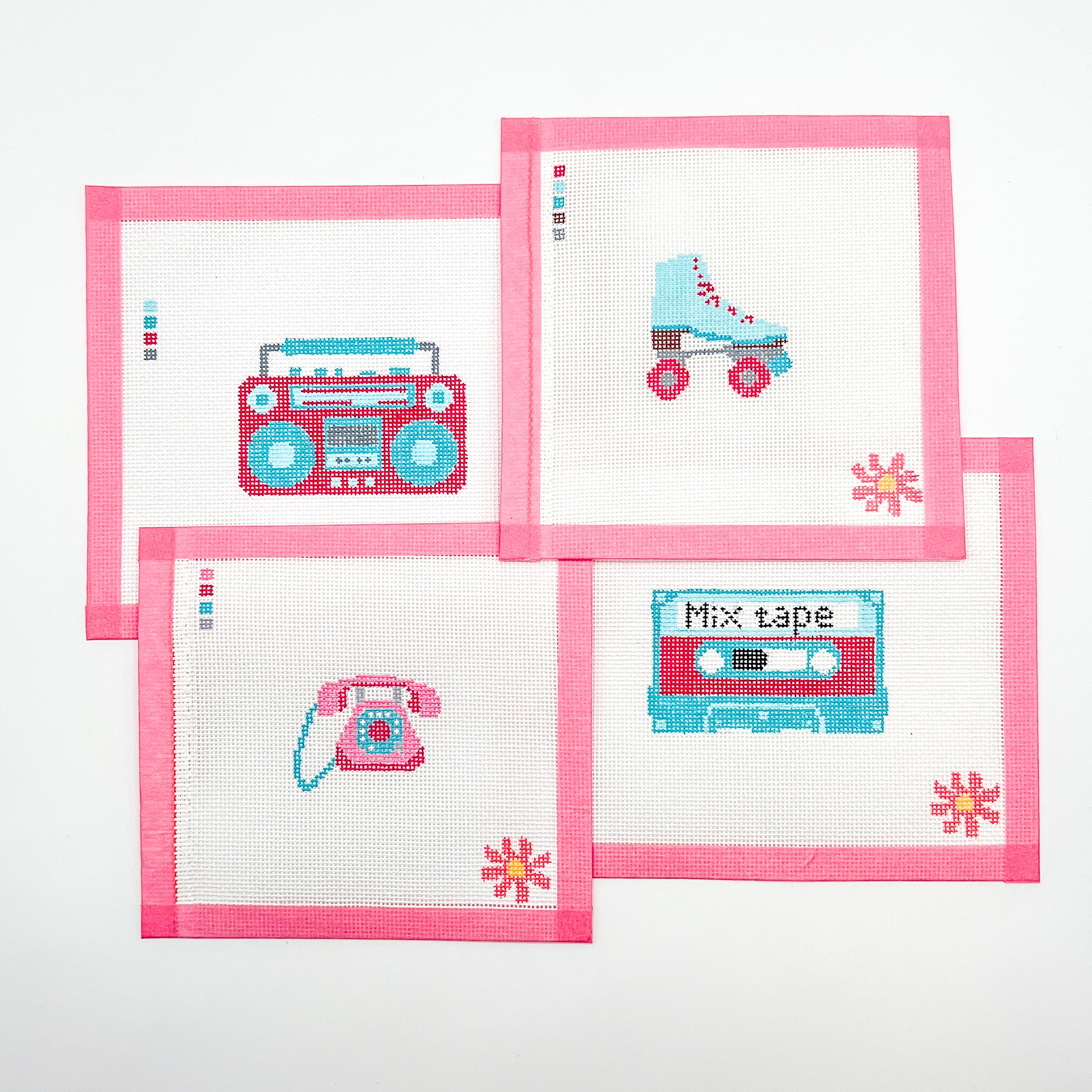 Mix Tape Mini Needlepoint Canvas