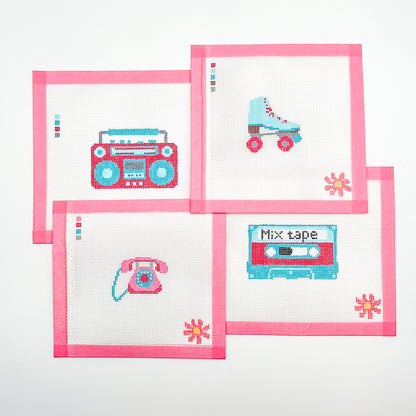 Mix Tape Mini Needlepoint Canvas