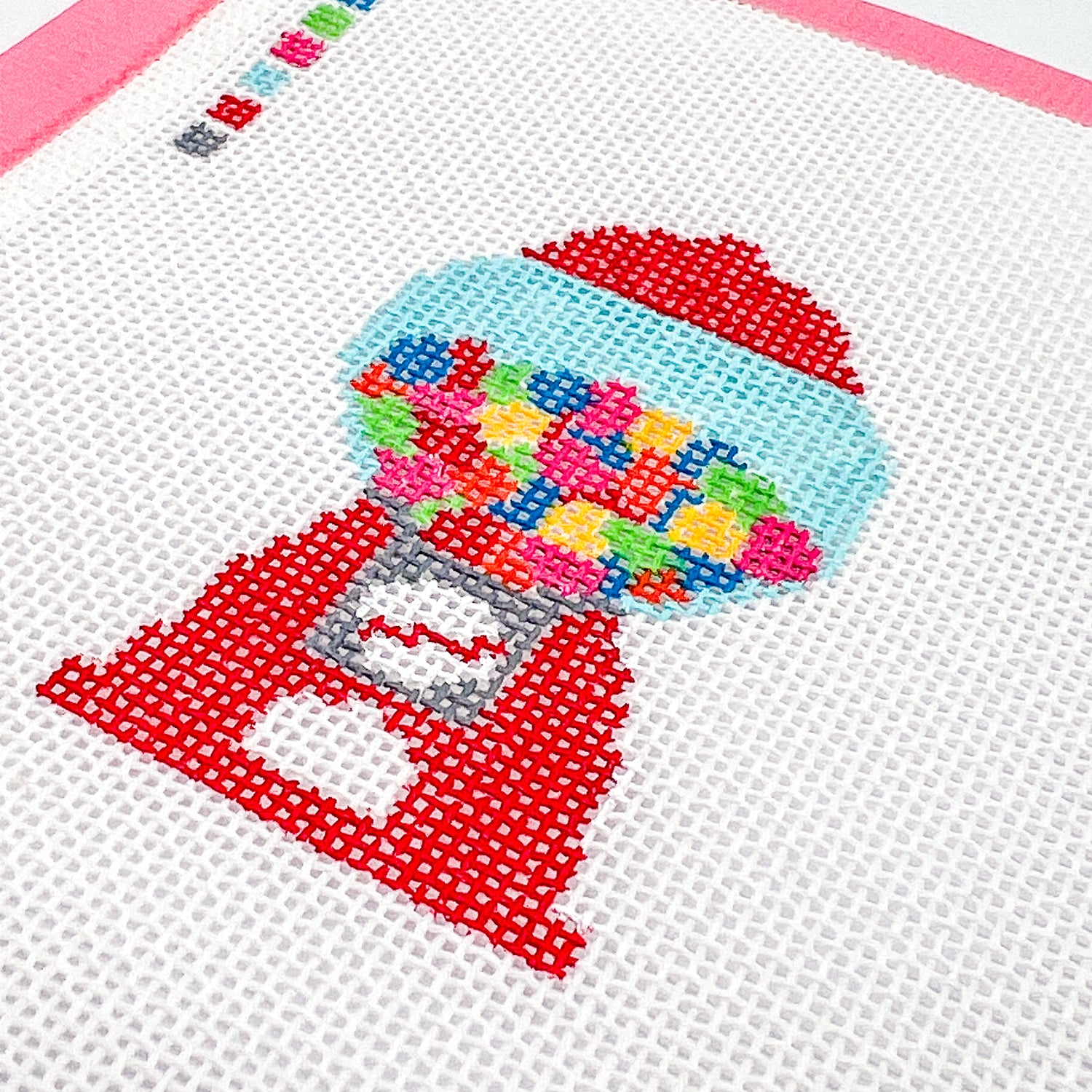 Gumball Machine Mini Needlepoint Canvas