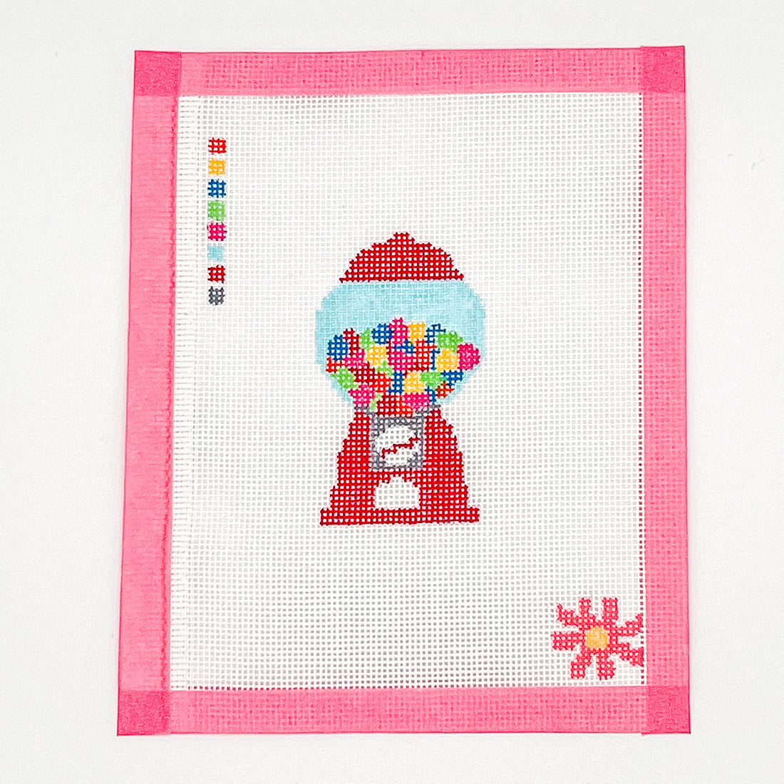 Gumball Machine Mini Needlepoint Canvas