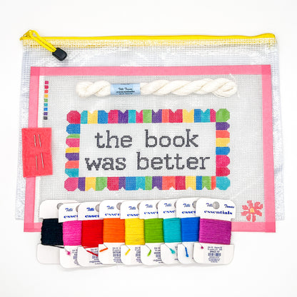 Book Was Better Needlepoint Kit