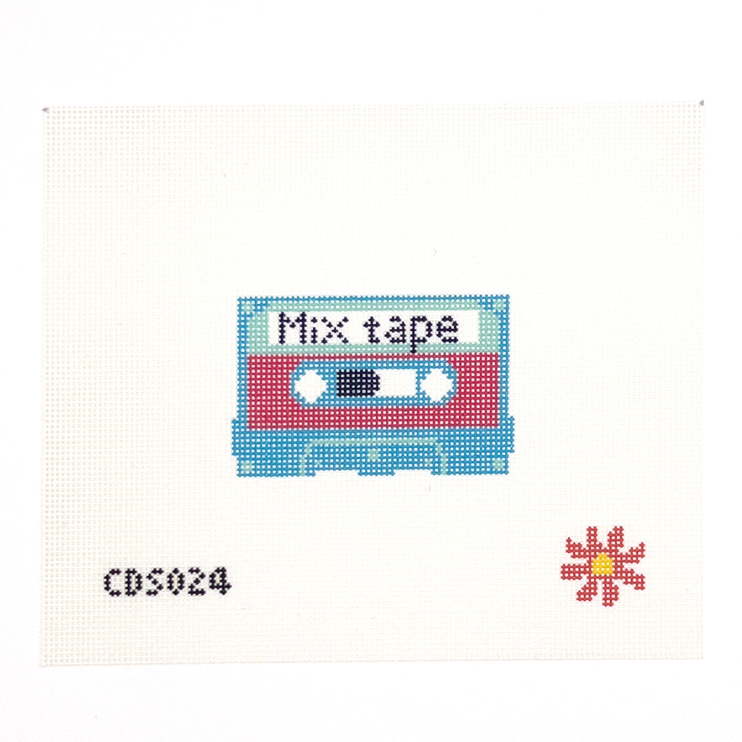 Mix Tape Mini Needlepoint Canvas