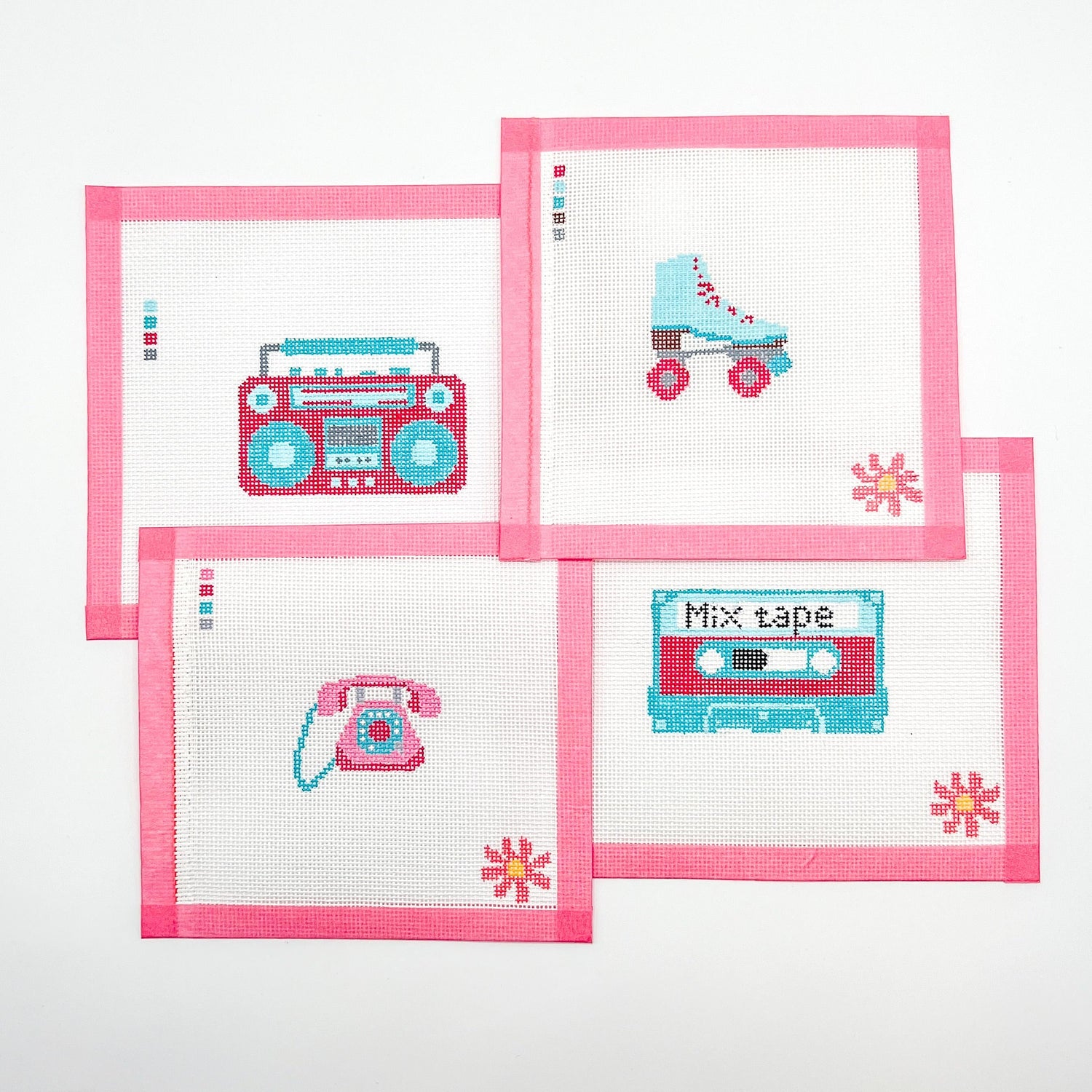 Roller Skate Needlepoint Canvas